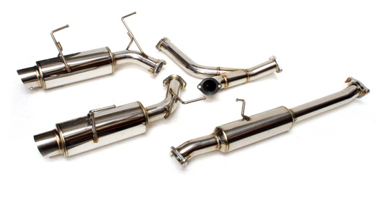 HONDA S2000 CAT BACK EXHAUST SYSTEM - M2 MOTORSPORTS - + DB KILLERS / M2-AHD-S2CR5021