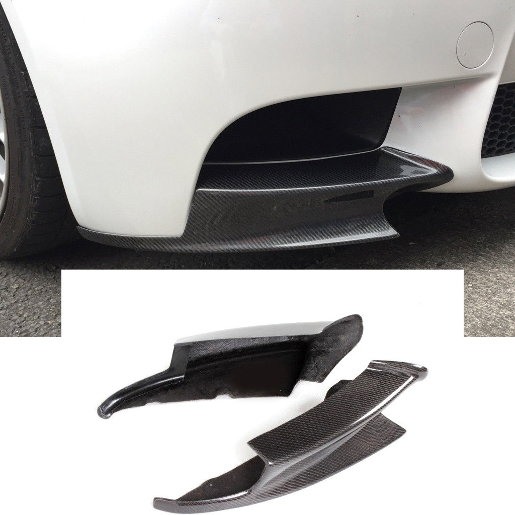 BMW E92 M3 P STYLE CARBON SPLITTERS | M2 MOTORSPORT / M2-BME92M3PFSC