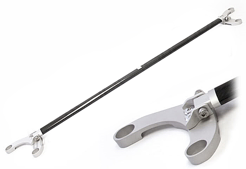 FRONT CARBON FIBRE STRUT BAR BRACE FOR MINI R50 R51 R53 | M2 MOTORSPORT / M2-CF03MI01-E