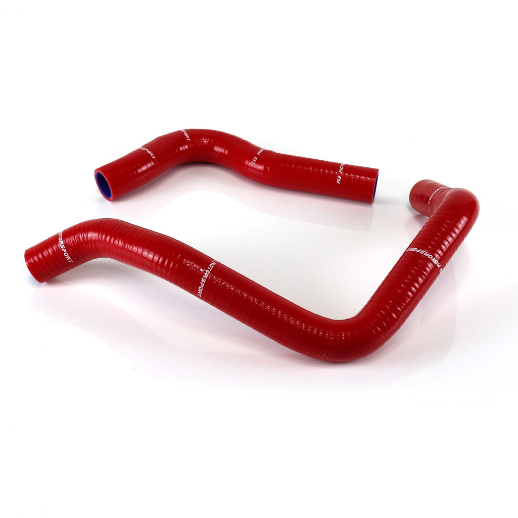 HONDA DEL SOL EG6 B16A RED RADIATOR HOSES 92-95 |  M2 MOTORSPORT / M2-SRH-HON18RD