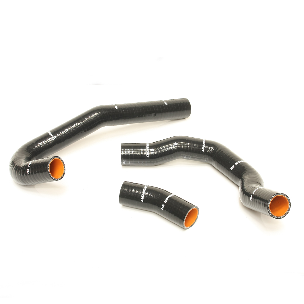 NISSAN S13  CA18DET - BLACK - RADIATOR HOSES 89-93 BLACK  |  M2 MOTORSPORT / M2-SRH-NIS01BK