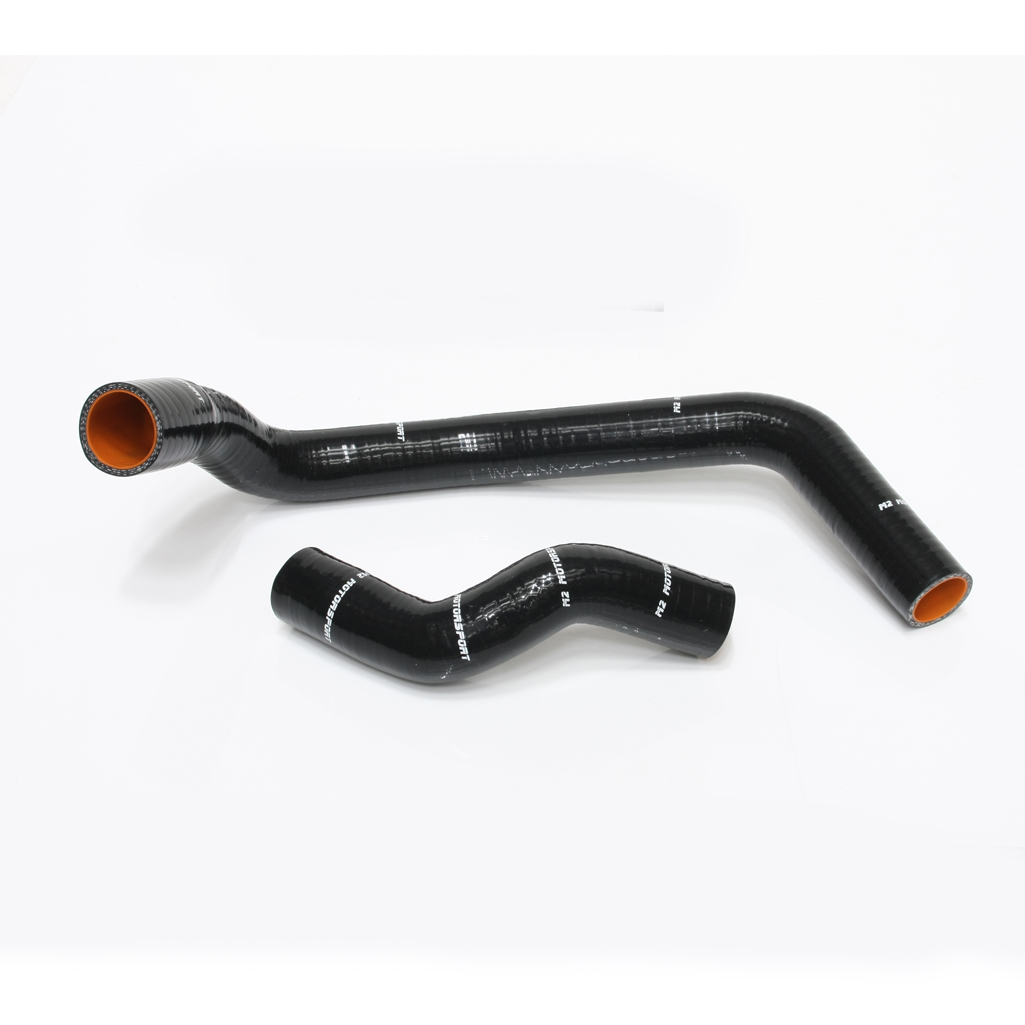 NISSAN R32-33-34GTR RAD HOSES 86-00 BLACK  | M2 MOTORSPORT / M2-SRH-NIS21BK