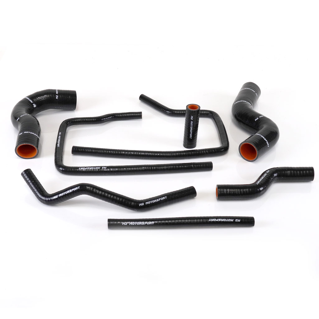 SUBARU IMPREZA GC8  96 - 99 BLACK SILICONE HOSES v3/4 (09/96 - 08/99)   / M2-SRH-SUB01BK