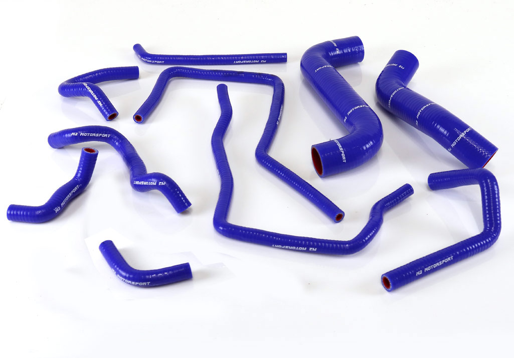 SUBARU IMPREZA GDA GDB NEW AGE  BLUE SILICONE HOSES SET (01 - 05) | M2 MOTORSPORT / M2-SRH-SUB04BL