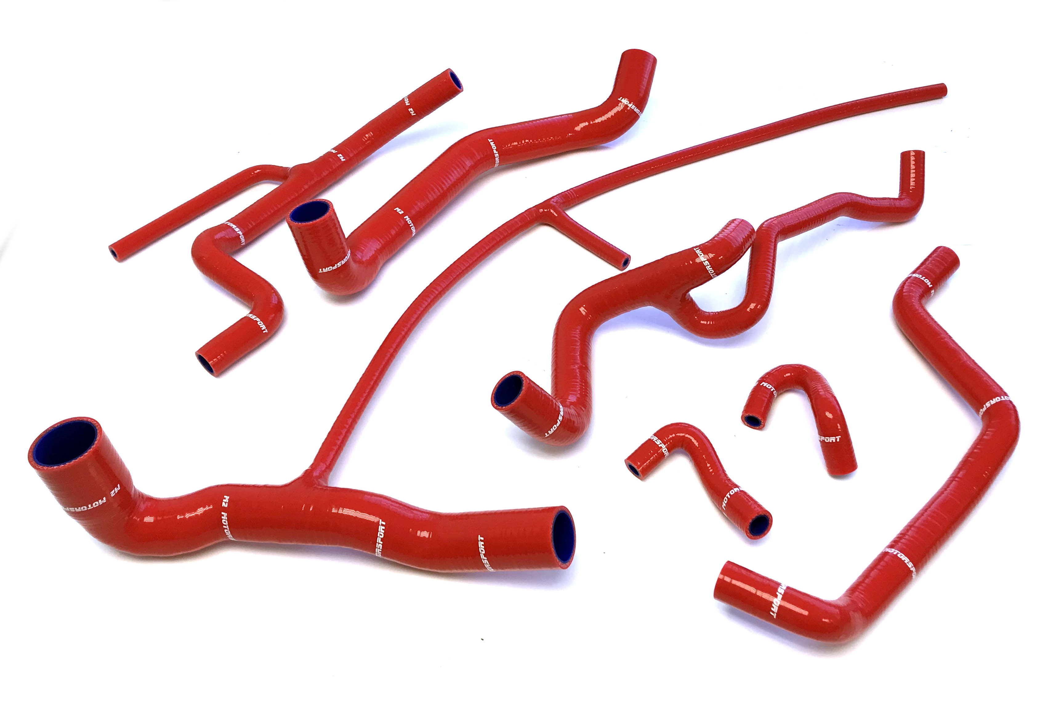 VW GOLF MK3 VR6 2.8 95-98  - 8 PIECES  -  RED  | M2 MOTORSPORT / M2-SRH-VW036RD