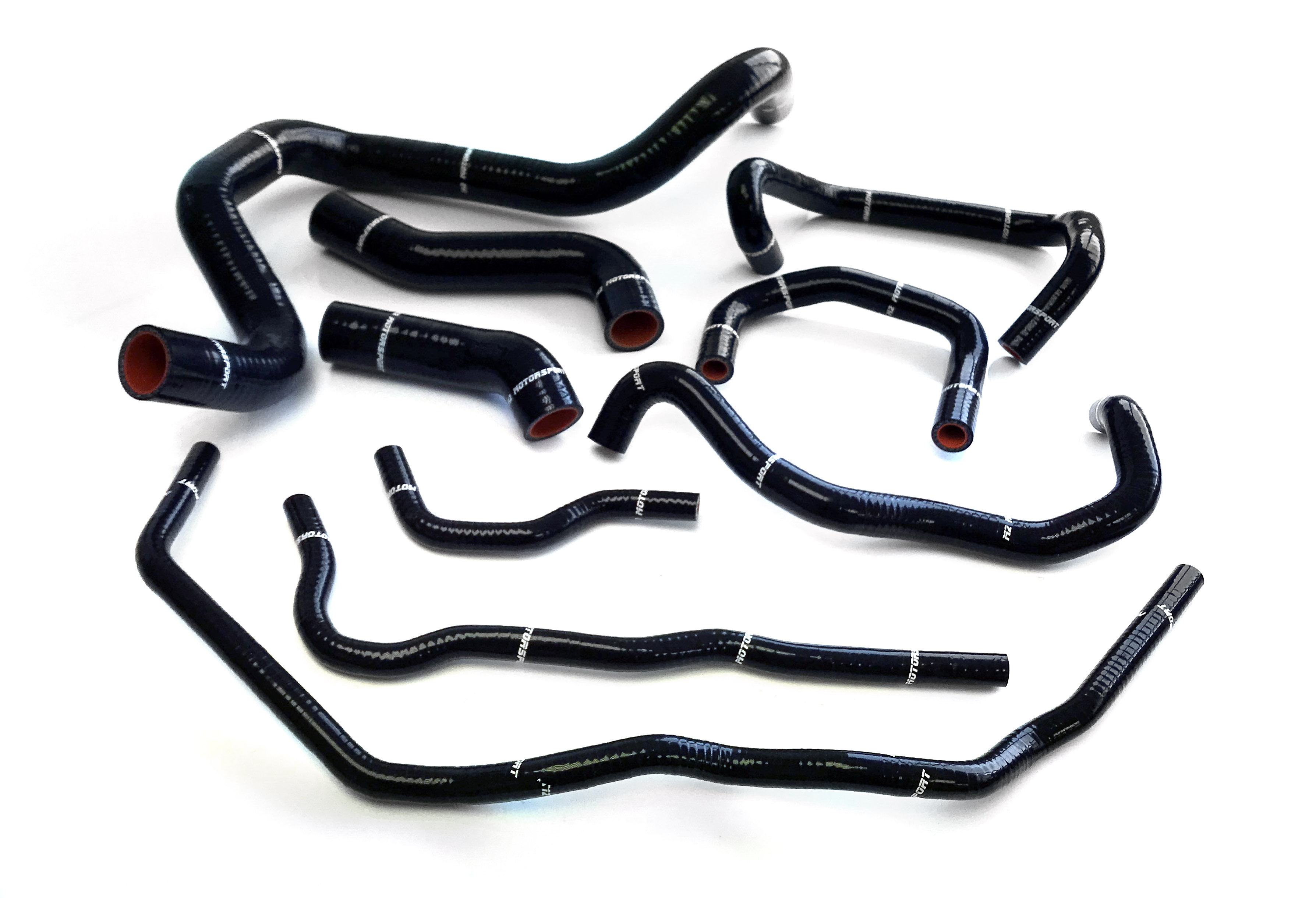 VW GOLF MK4 99-02 1.8T 20v GTI K03 ENGINE 9 HOSE KIT - BLACK  | M2 MOTORSPORT / M2-SRH-VW037BK