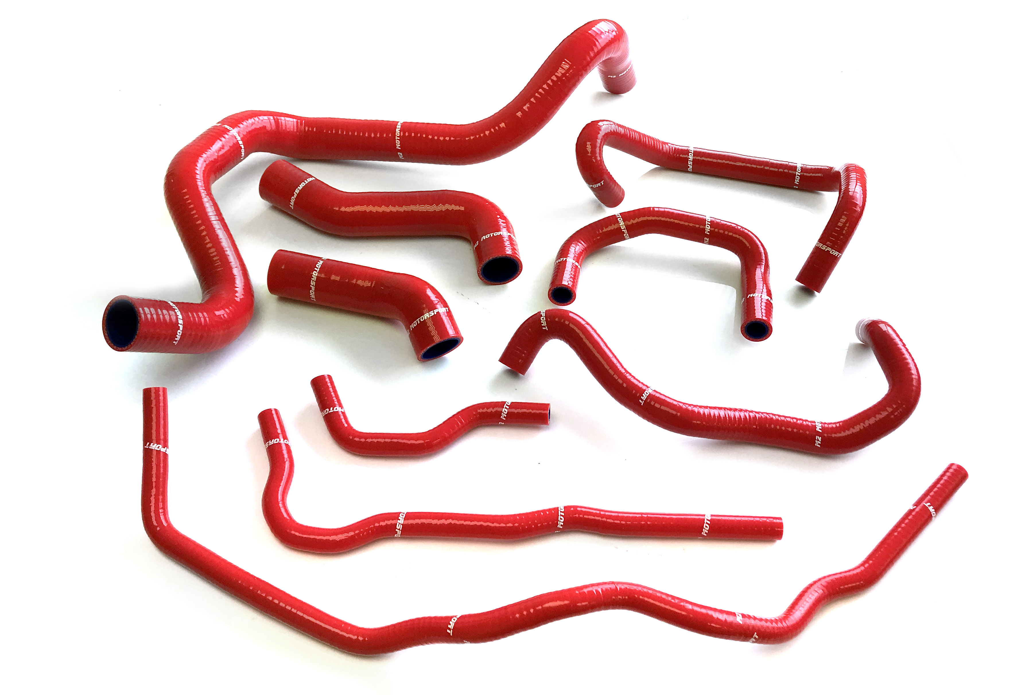 VW GOLF MK4 99-02 1.8T 20v GTI K03 ENGINE 9 HOSE KIT - RED  | M2 MOTORSPORT / M2-SRH-VW037RD