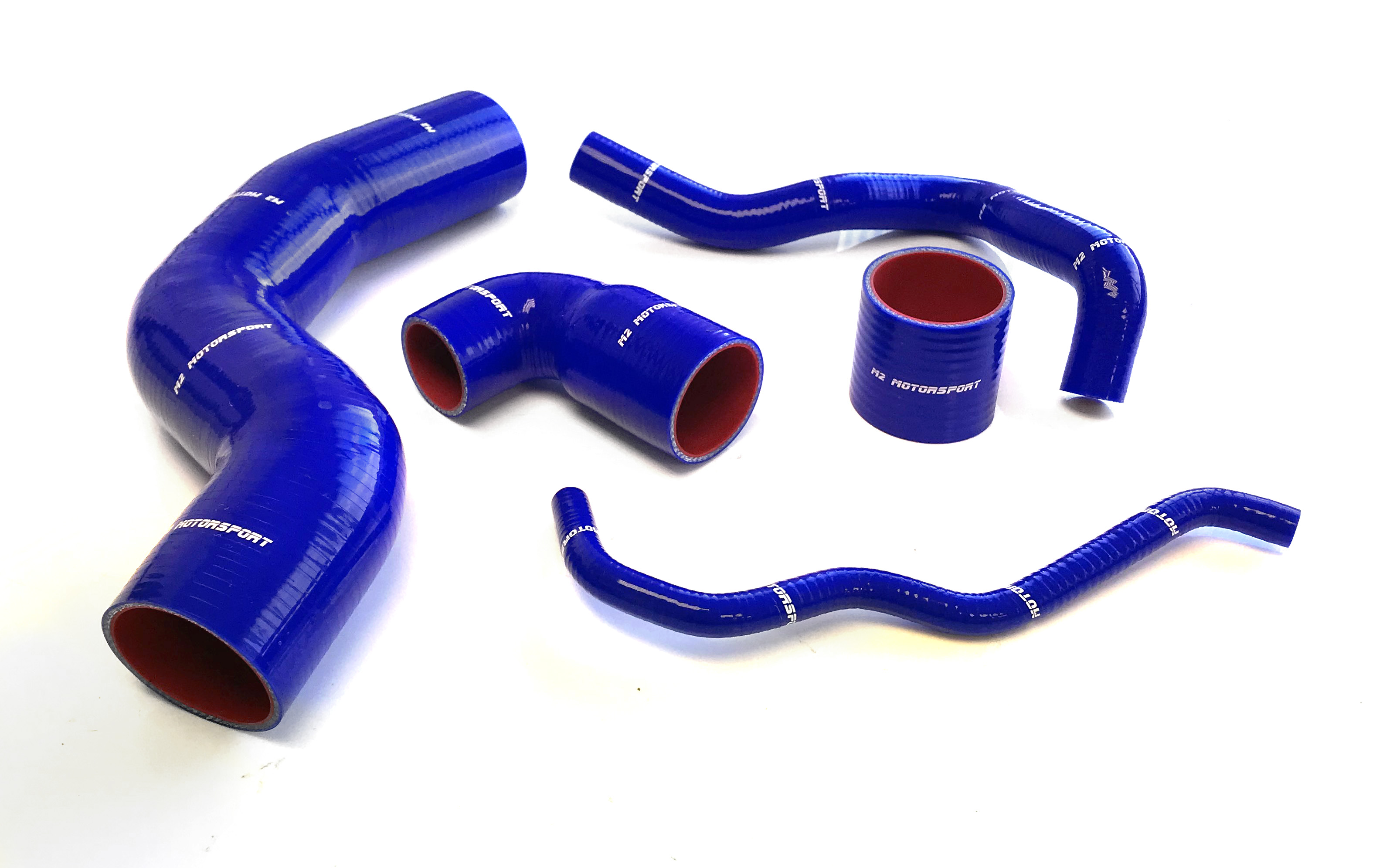 VW GOLF MK4 1.8T 20v GTI K03 TURBO BOOST HOSES  - BLUE | M2 MOTORSPORT / M2-STH-VWT01BL