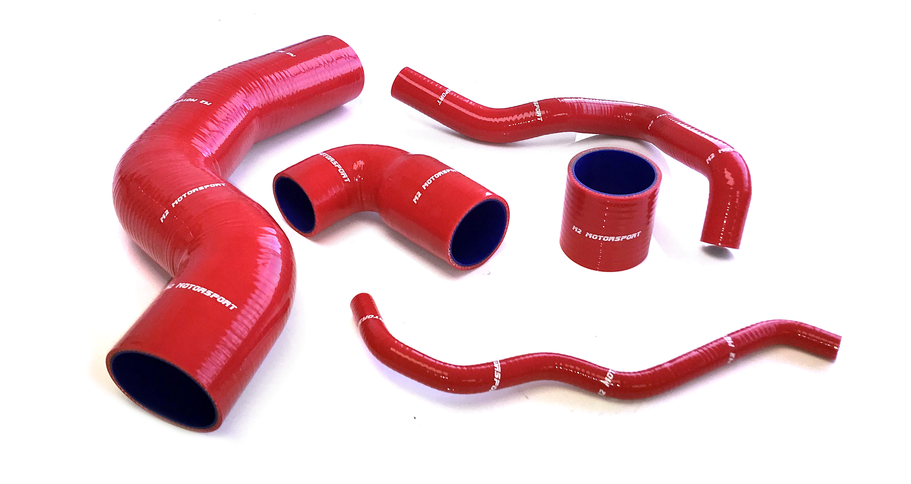 VW GOLF MK4 1.8T 20v GTI K03 TURBO BOOST HOSES  - RED  | M2 MOTORSPORT / M2-STH-VWT01RD