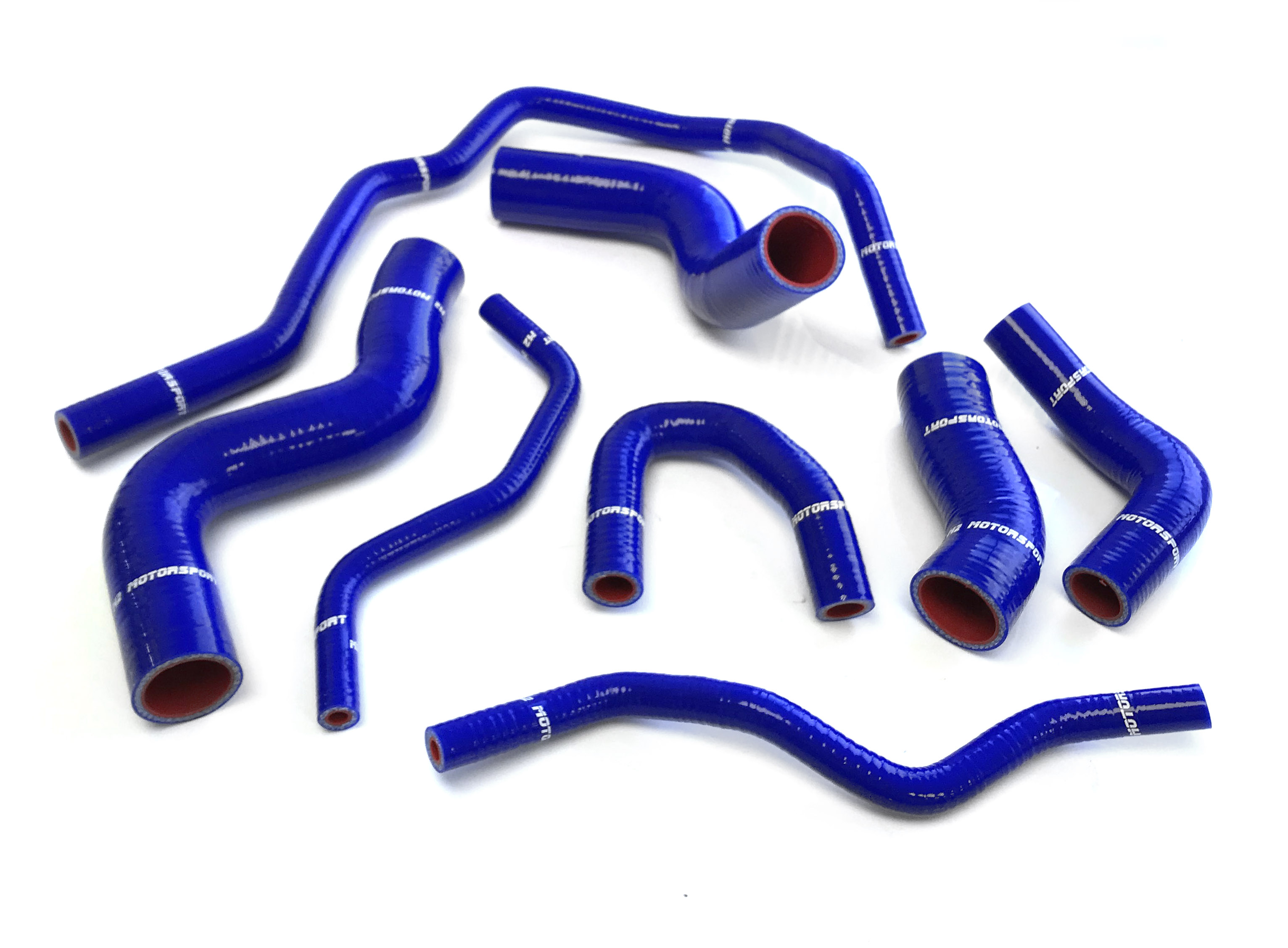 VW GOLF MK5 2.0 GTI SILICONE 8 HOSE KIT - BLUE  | M2 MOTORSPORT / M2-STH-VWT02BL